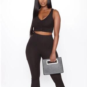 SOLD Fashion Nova Women's Black Other-jumpsuit-and-playsuit